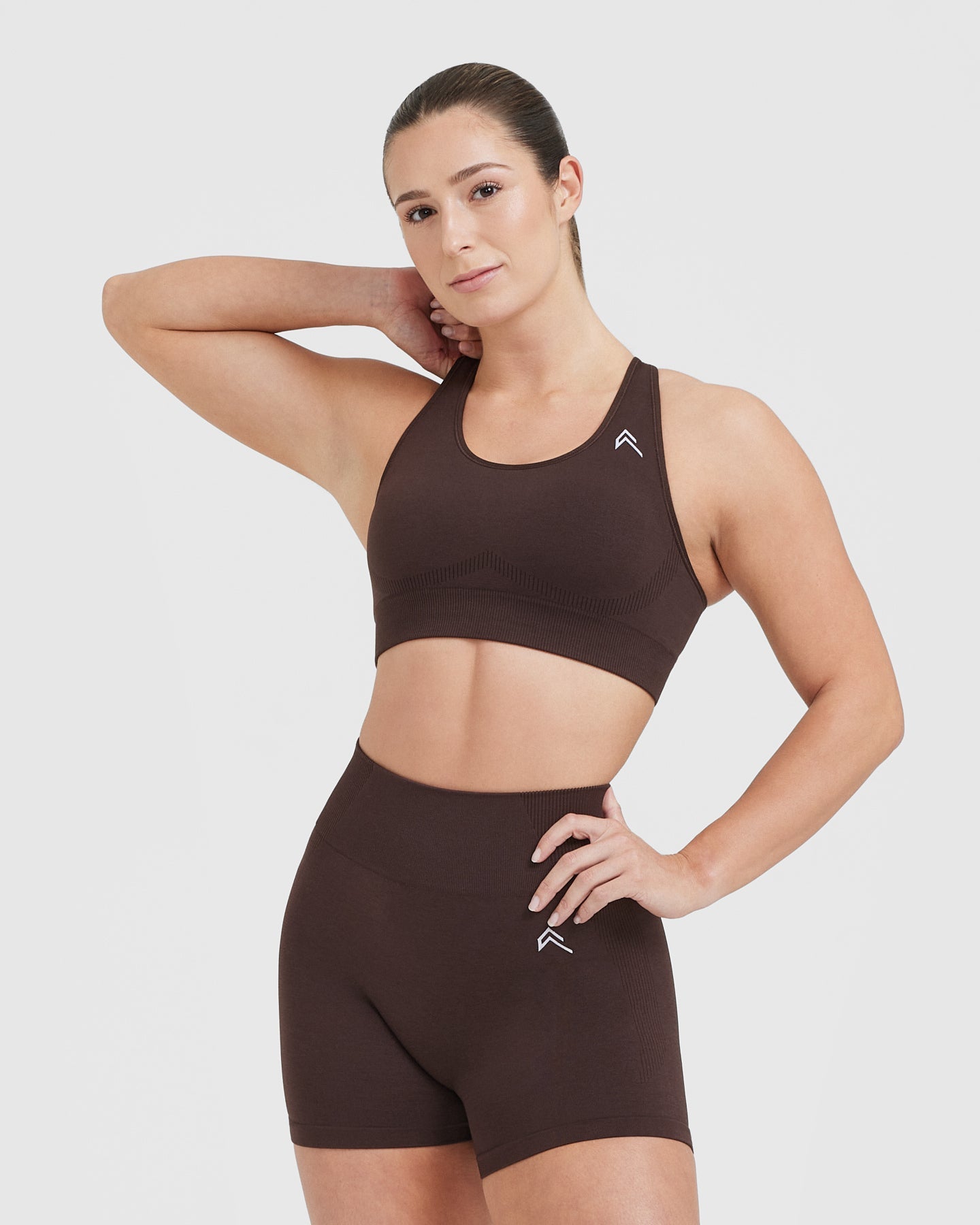 Classic Seamless 2.0 Bralette - 70% Cocoa Marl Comfortable Wireless Bra for Women | Perfect for Yoga, Lounge & Everyday Wear