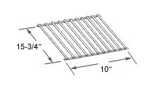 Stainless Steel Cooking Grid for JNR Grill (2 Pack) - 15.75