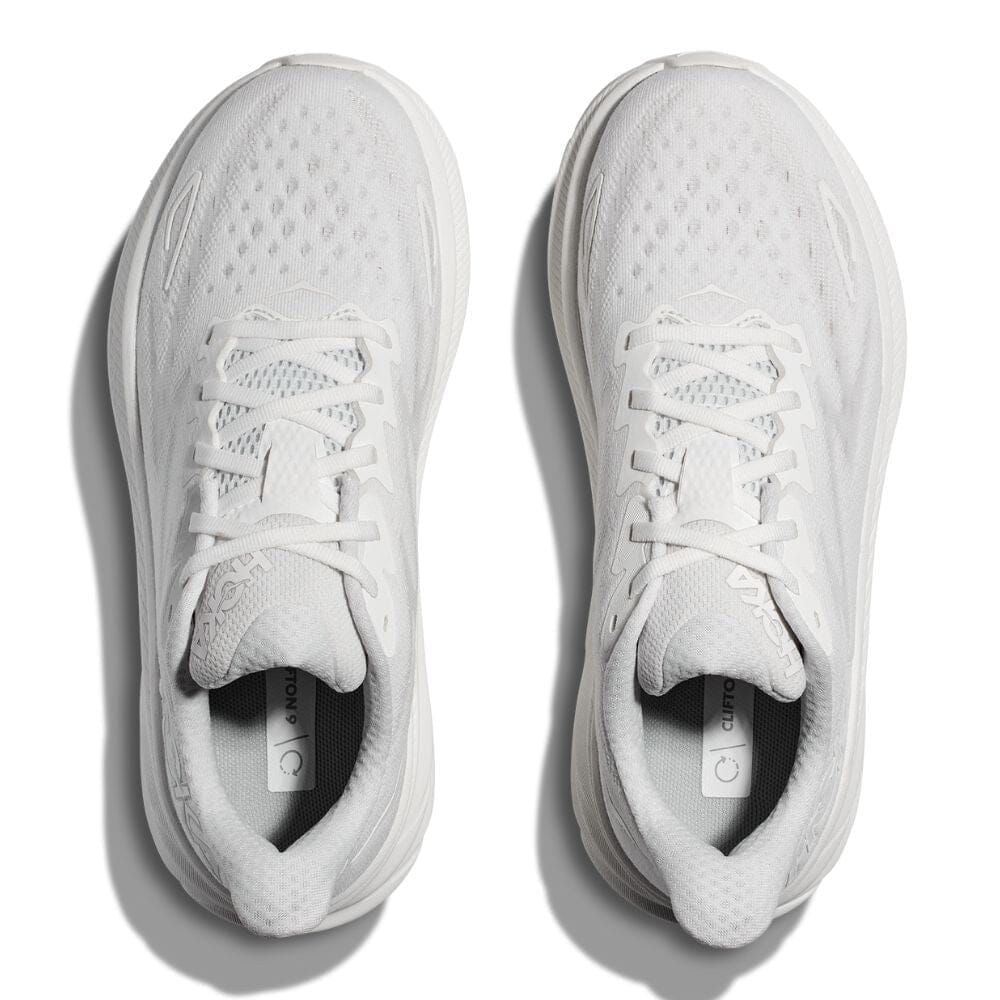Hoka Women's Clifton 9 Wide Running Shoes - Lightweight Cushioned Sneakers for Road Running, Jogging & Walking - Comfortable Athletic Shoes for Women with Arch Support