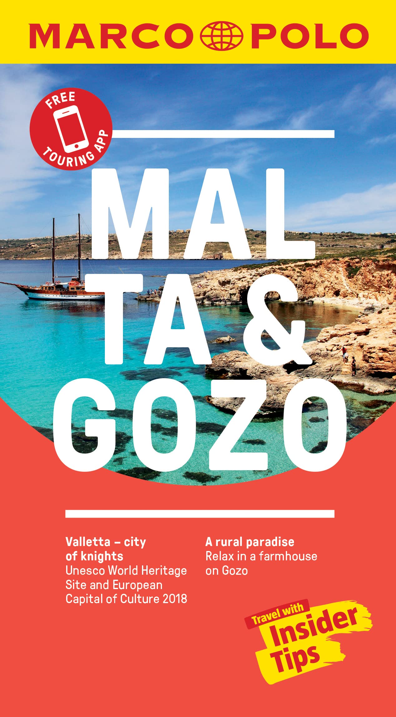Malta & Gozo Travel Guide - Marco Polo Pocket Guide | Compact Travel Book with Maps & Insider Tips for Exploring Malta's Beaches, Historic Sites & Local Culture