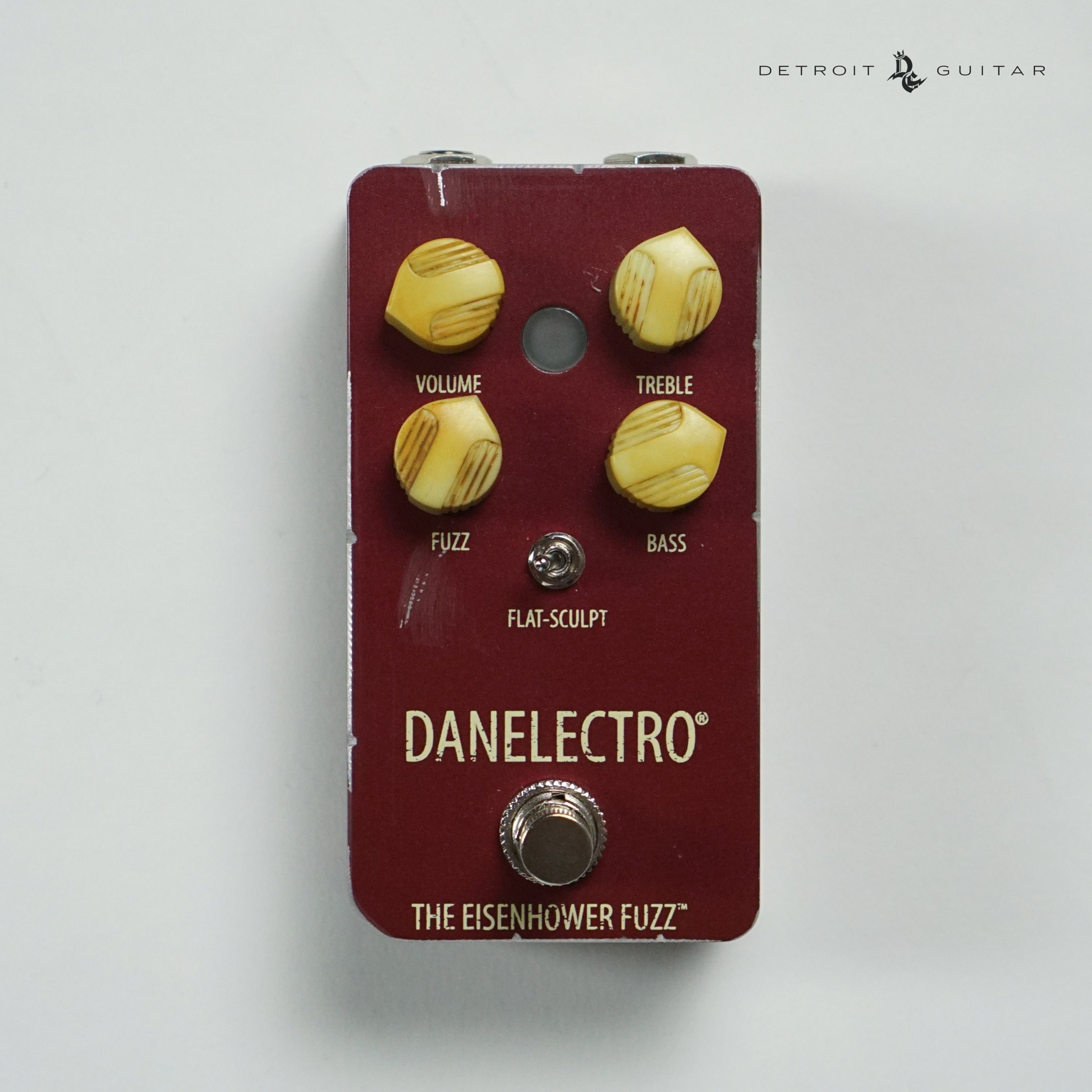 Danelectro The Eisenhower Fuzz Pedal - Vintage Guitar Effects Pedal for Electric Guitarists | Perfect for Rock, Blues & Stompbox Enthusiasts