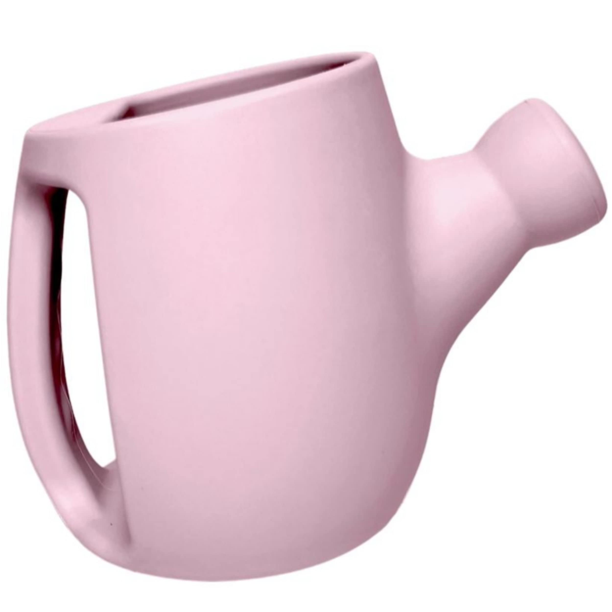**Toddler Silicone Watering Can – Kids Beach & Garden Toy for Outdoor Play, Watering Plants, Sandcastle Fun (Blush Pink)**