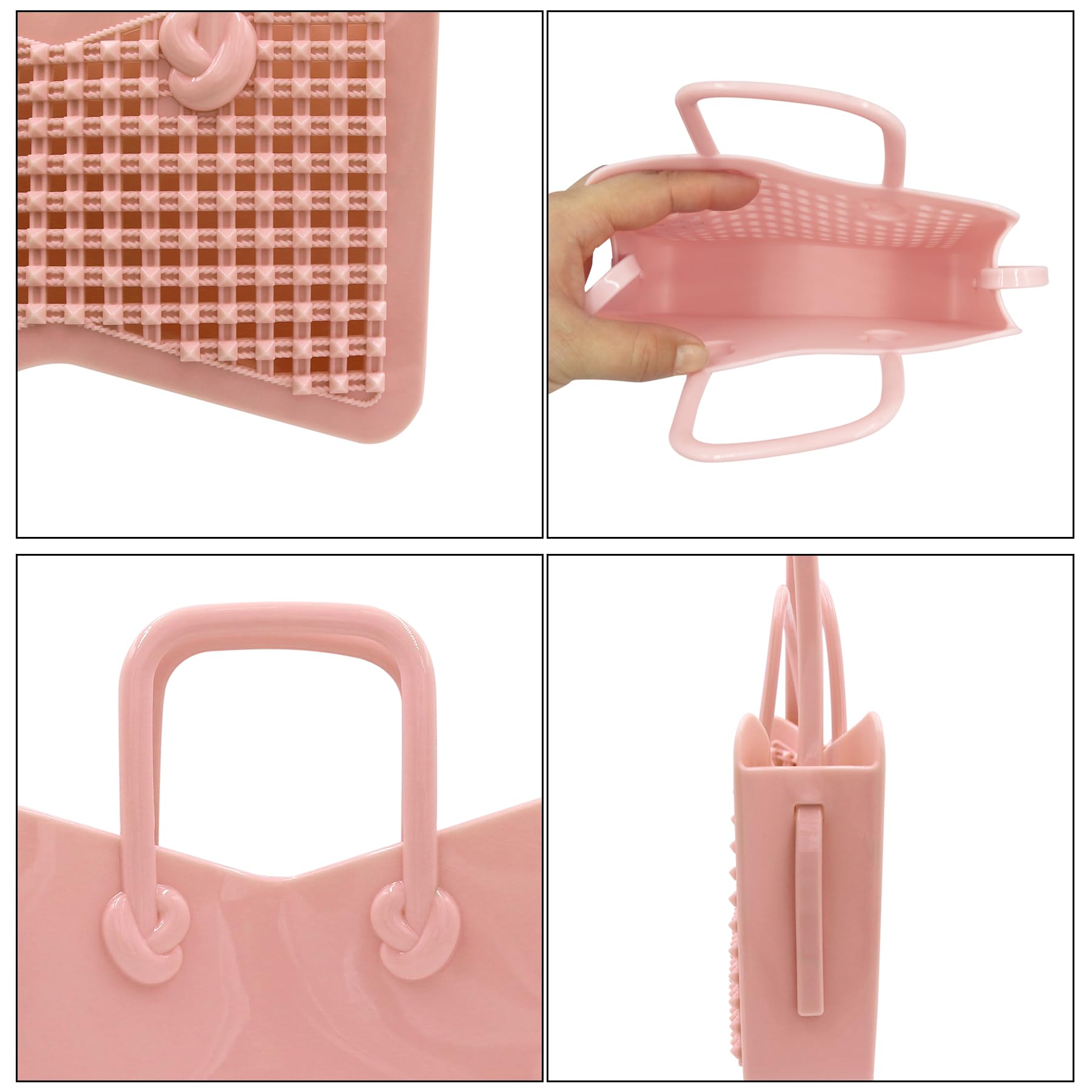 Trendy Jelly Purse for Women & Girls - Candy Color Mesh Shoulder Bag, Crossbody Satchel Handbag - Perfect for Beach, Pool, Summer Outfits & Casual Wear