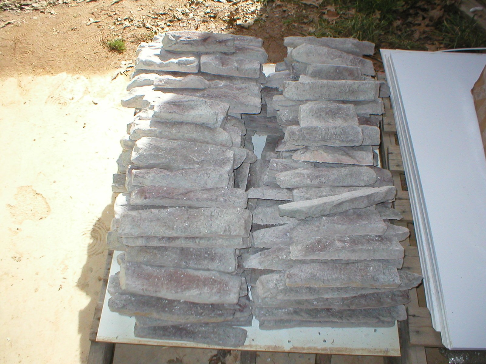 24-Piece Dry Stack Ledgestone Rock Mold Set ODL-05 - DIY Concrete Stone Molds for Landscaping, Garden Walls & Home Decor Projects