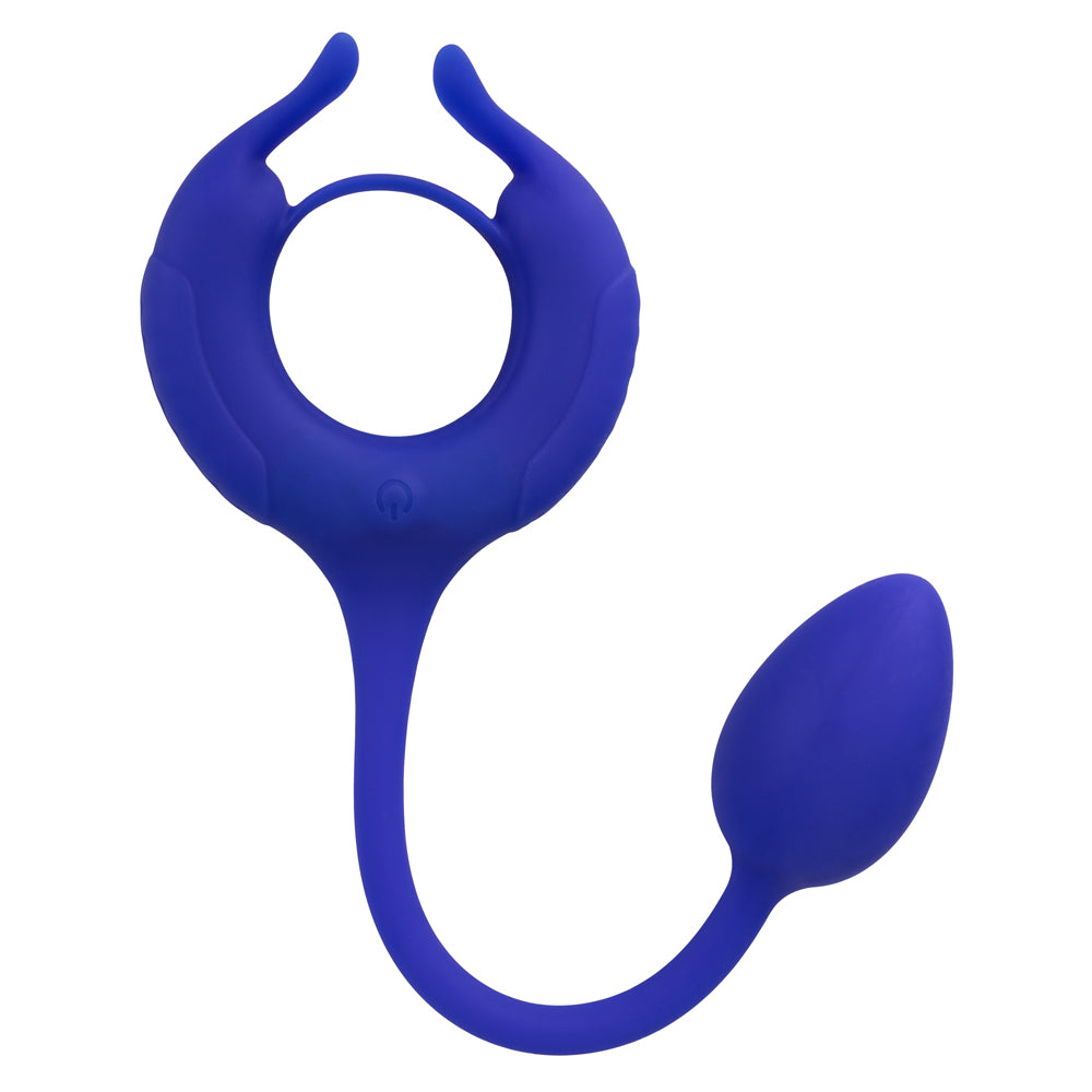Admiral Vibrating Weighted Cock Ring & Anal Plug Set - Dual Stimulation for Enhanced Pleasure - Perfect for Couples Play & Solo Exploration
