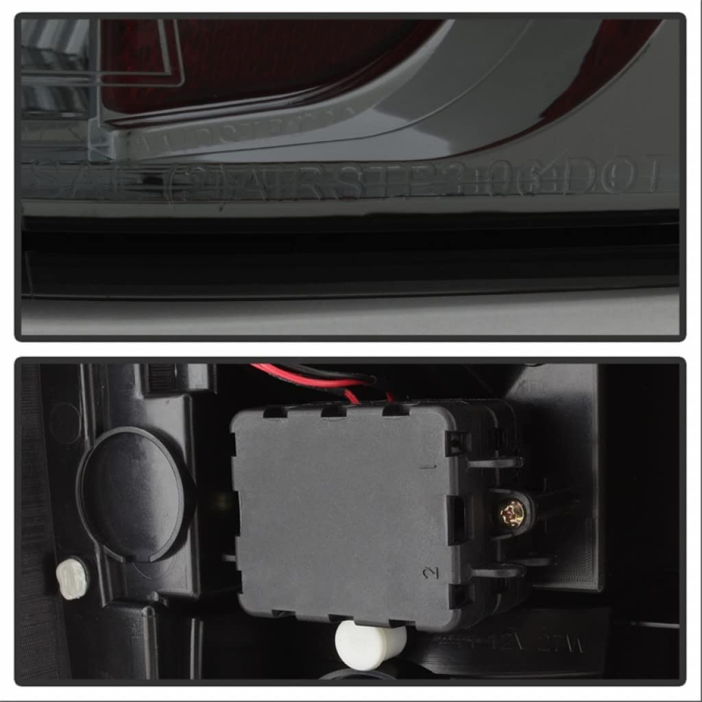 2007-2014 GMC Yukon LED Tail Lights Pair - Smoke Black - Spyder ALT-YD-CSUB07-LED-SM (5002174) - Upgrade Your Truck's Style & Visibility for Night Driving & Off-Road Adventures
