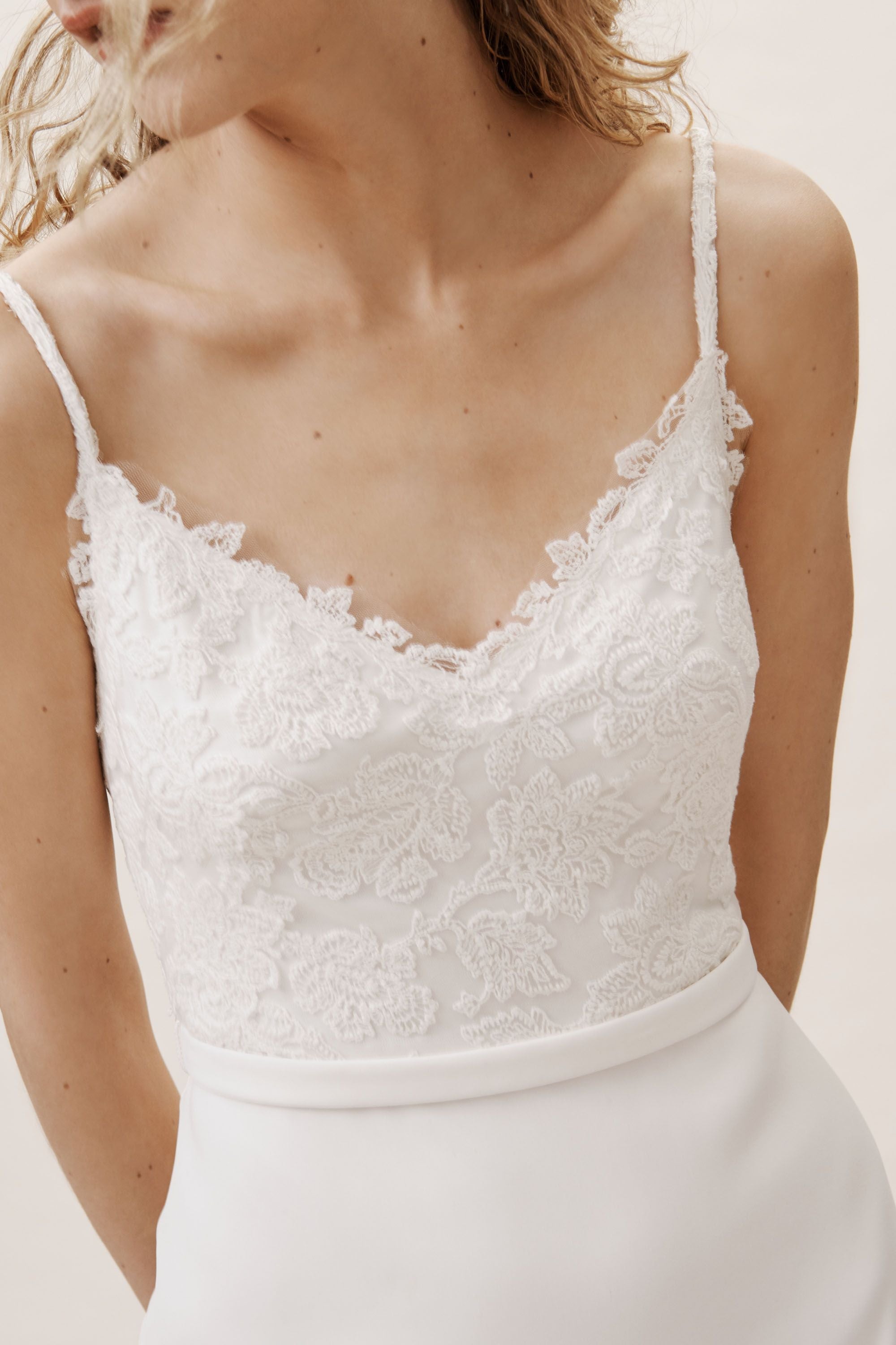 BHLDN Tadashi Shoji Brett Gown - Elegant Lace Wedding Dress for Brides | Perfect for Beach, Garden & Formal Weddings