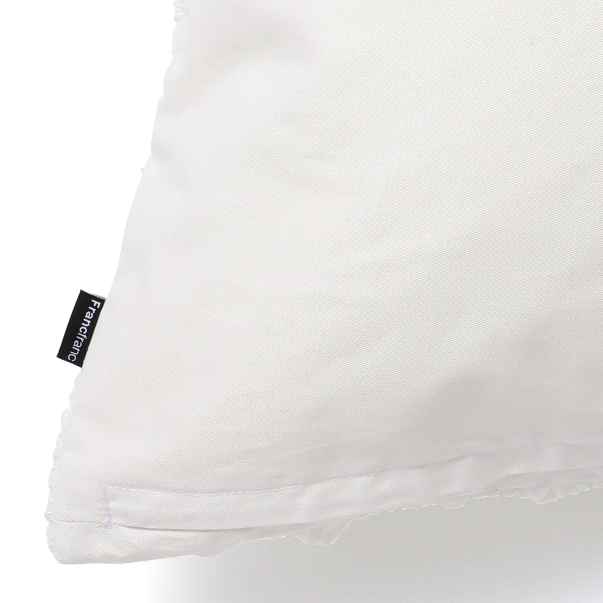 Premium White Chiffon Gather Cushion Cover 18x18 Inches - Elegant Sofa & Bed Decor for Living Room, Bedroom, and Wedding Decorations