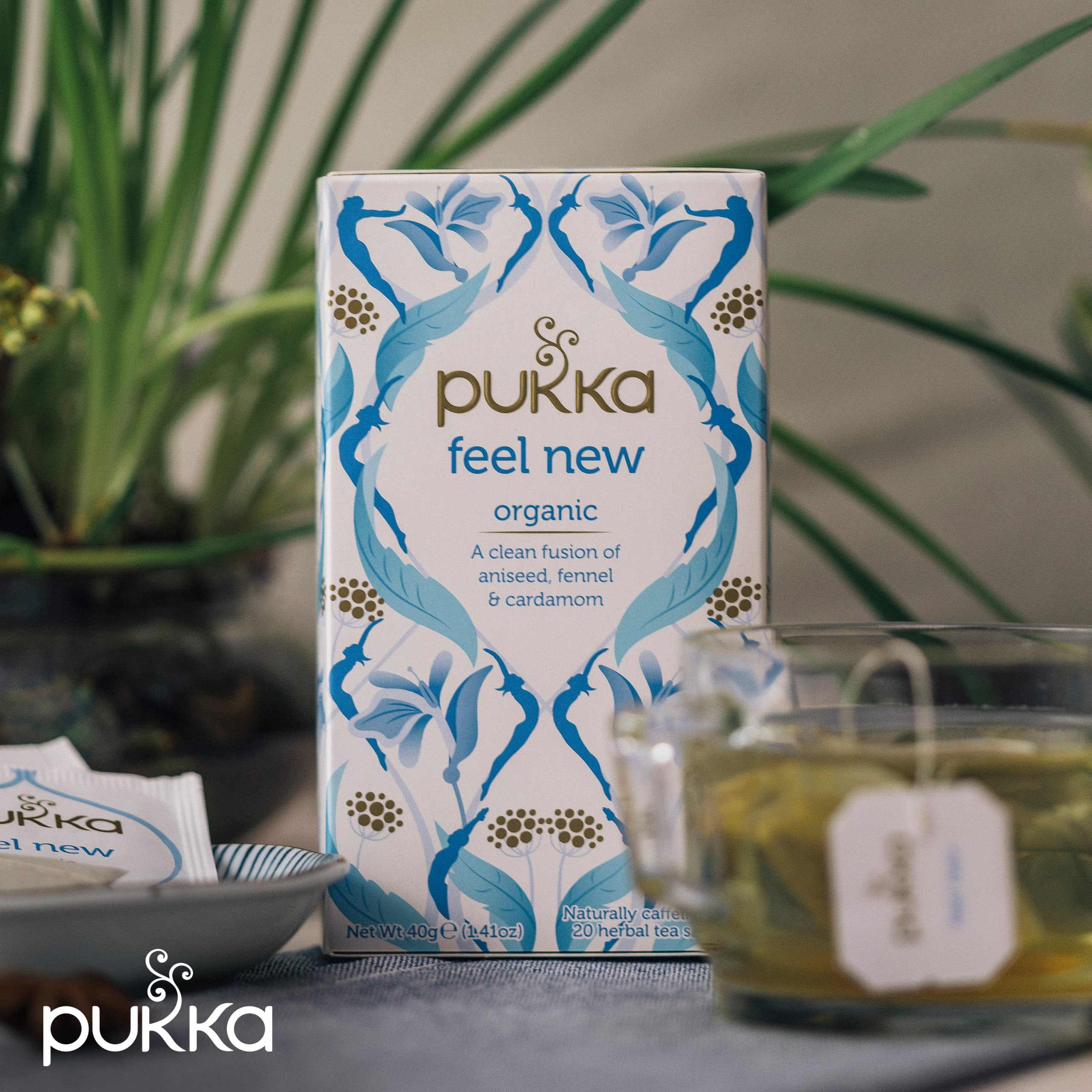 Organic Pukka Herbal Detox Tea - 20 Tea Bags | Natural Cleansing Blend for Daily Wellness & Relaxation | Perfect for Morning Rituals & Evening Wind-Down