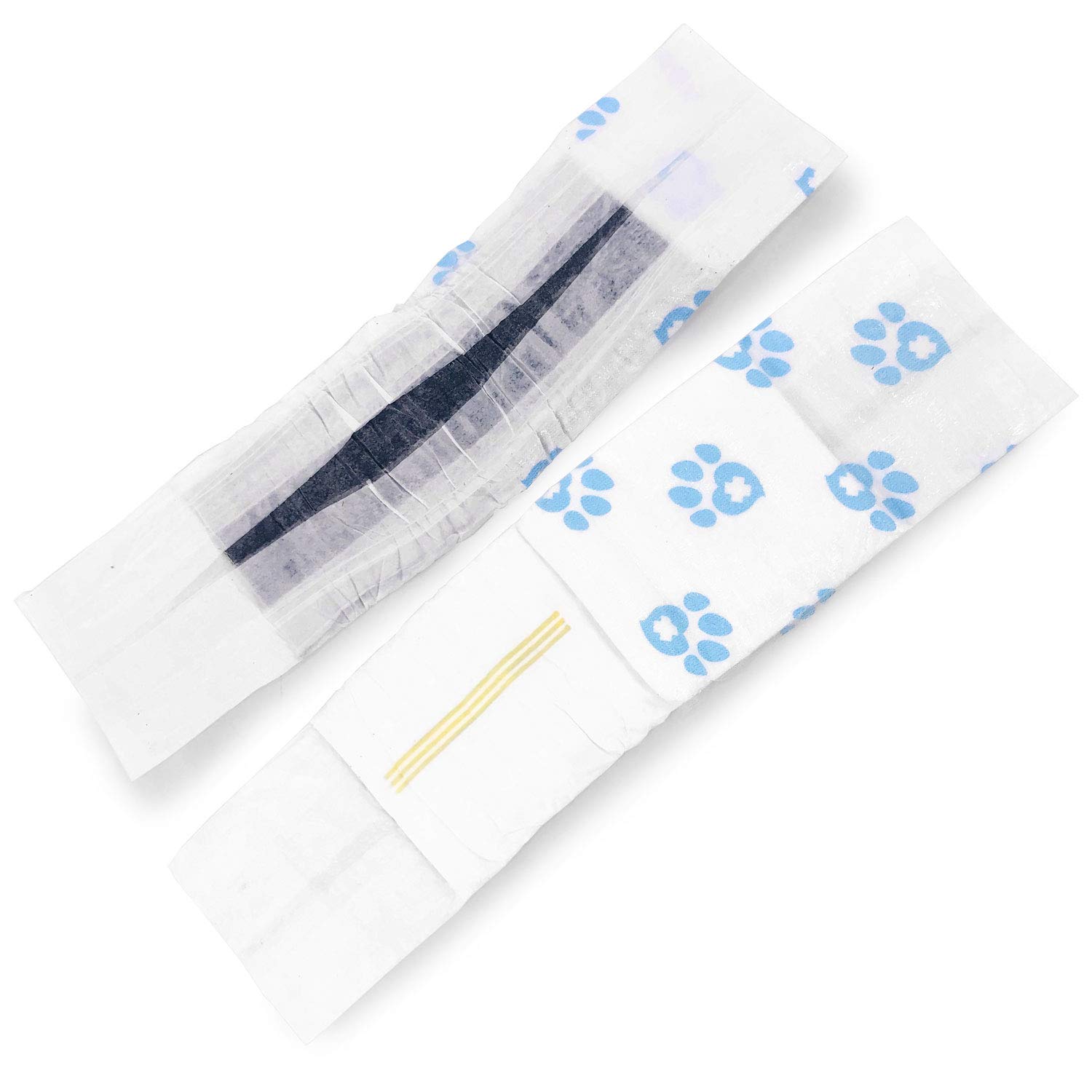 Disposable Dog Diapers for Male Dogs - Extra Small (1-Tab) 288 Count Bulk Pack with Activated Charcoal | Leak Proof, Wetness Indicator & Snag-Free Fastener | Ideal for Incontinence, Training & Travel