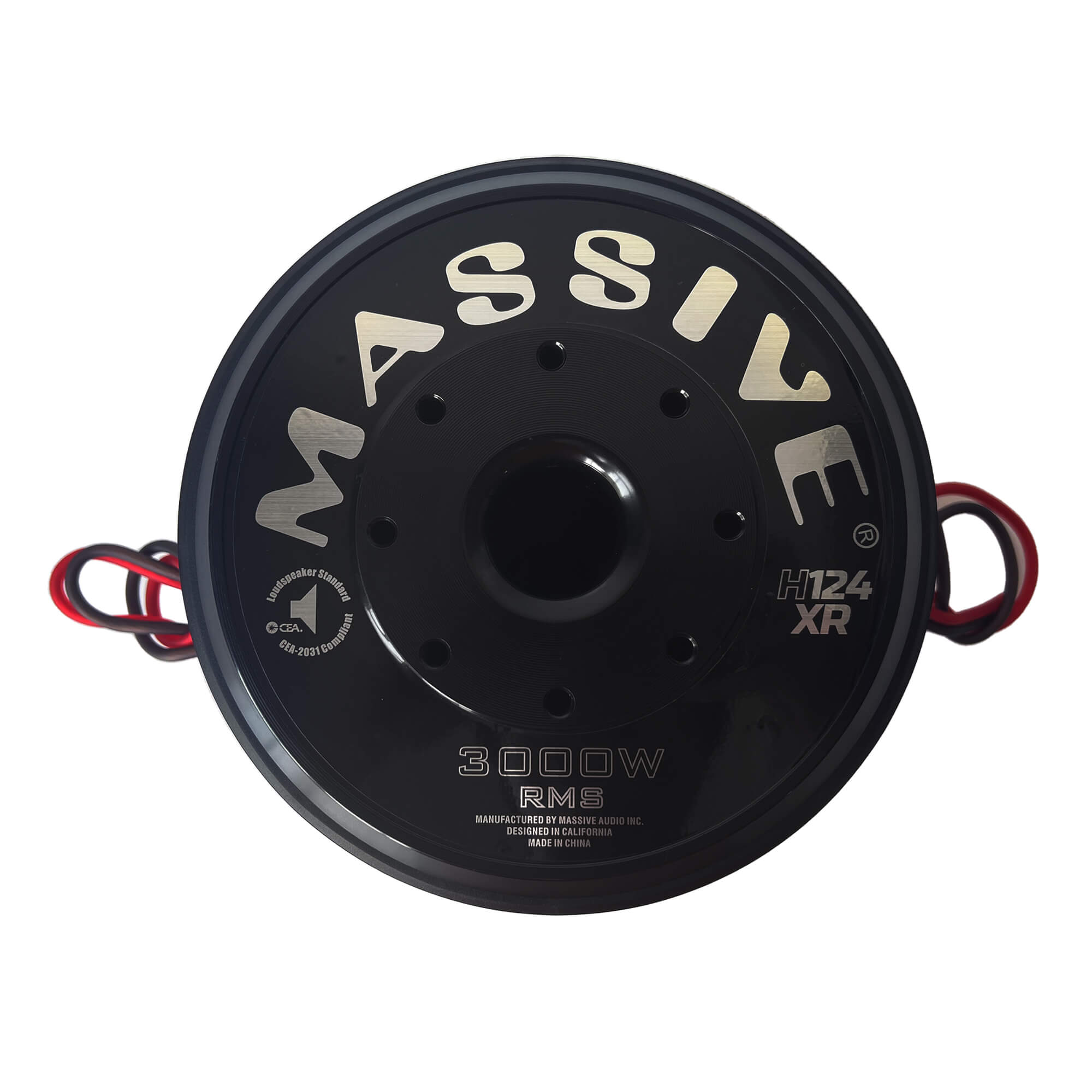H124XR 12-Inch 3000 Watts RMS Dual 4 Ohm 4 Voice Coil Subwoofer - Powerful Bass for Car Audio & Home Theater Systems