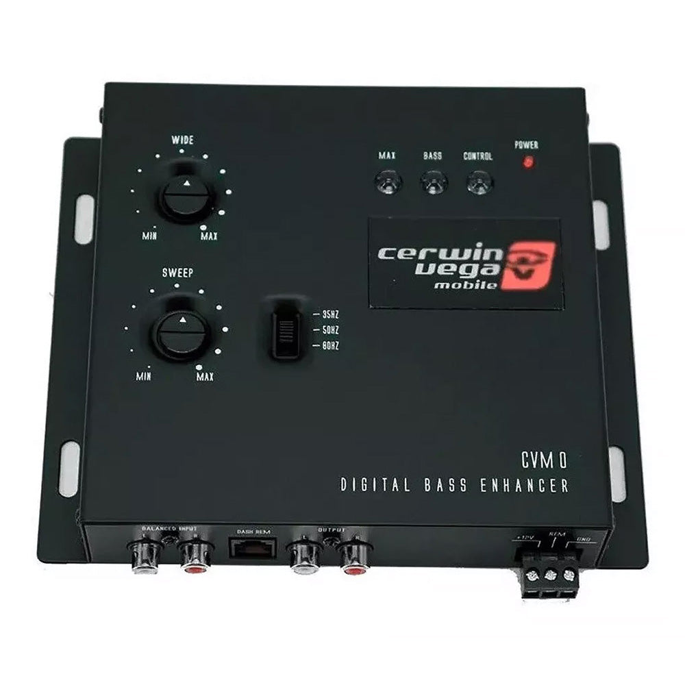 Cerwin Vega CVM0 Vega Series Digital Car Audio Bass Enhancer & Equalizer - Enhance Your Car Sound System for Deep Bass & Clear Audio