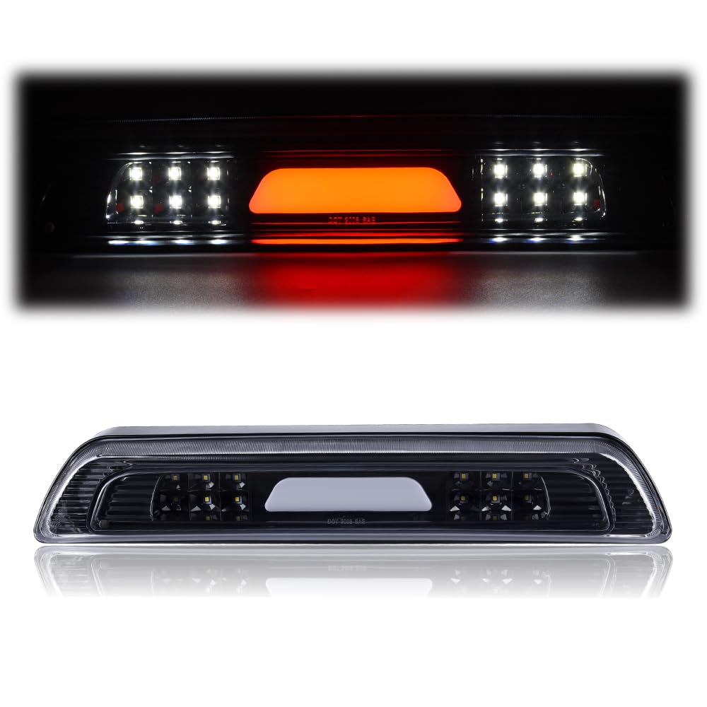 3D LED Bar Third Brake Light High Mount Tail Cargo Lamp for 2007-2016 Toyota Tundra V8 - Enhanced Visibility & Safety for Night Driving & Off-Road Adventures