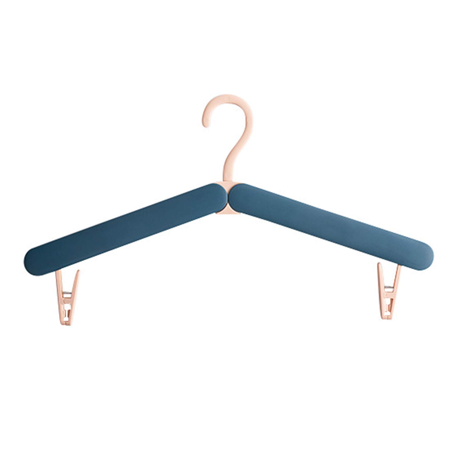 Portable Folding Travel Clothes Hanger with Clips - Compact Drying Rack for Socks, Underwear & Clothes | Perfect for Camping, Hotels & Laundry Rooms