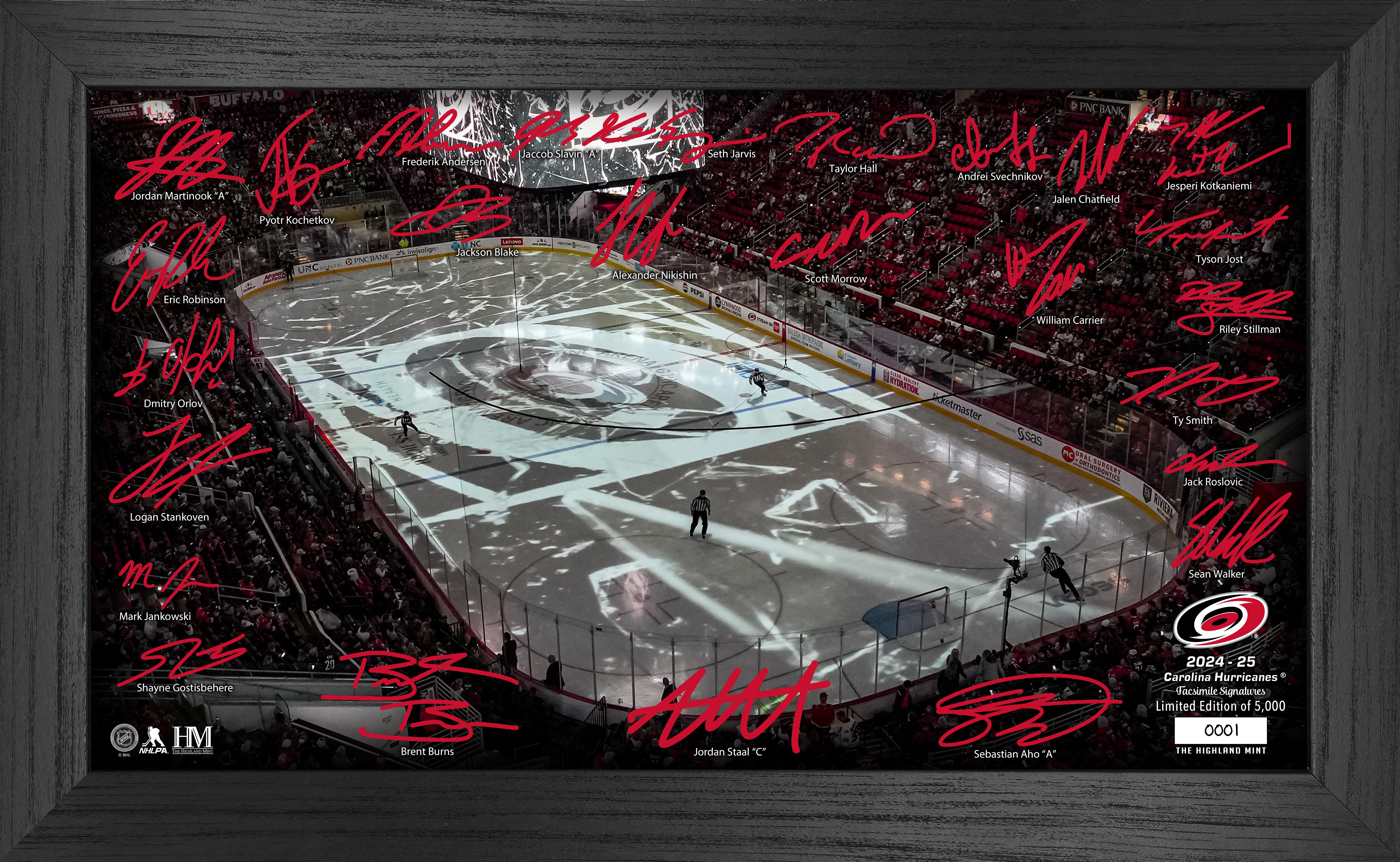 Carolina Hurricanes 2024-25 Signature Rink Hockey Jersey - Official NHL Licensed Apparel for Fans & Players - Perfect for Games, Tailgating & Collecting