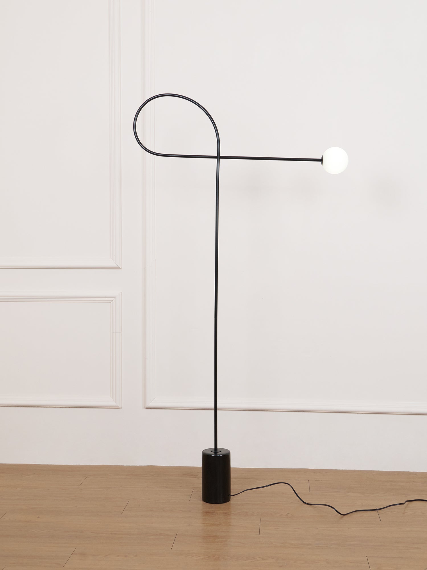 Arcane Orb Floor Lamp - Modern LED Standing Light with Adjustable Brightness for Living Room, Bedroom, and Office Decor