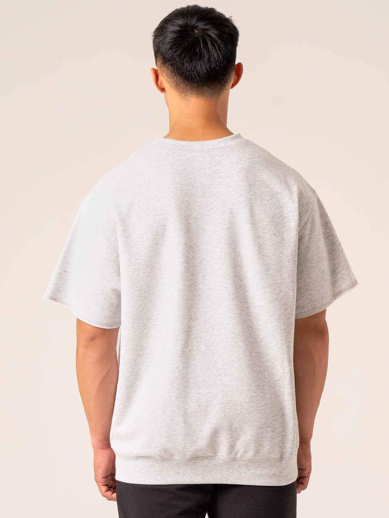 Emerge Fleece T-Shirt for Men & Women | Soft & Comfortable Snow Grey Marl Pullover | Perfect for Casual Wear, Outdoor Activities & Layering