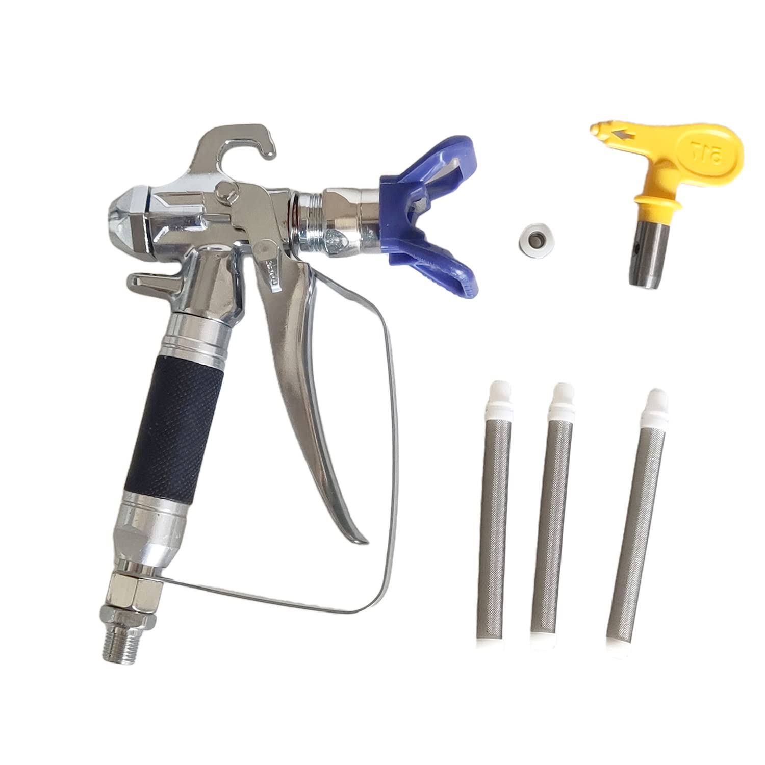 Airless Paint Spray Gun 3600 PSI High Pressure Paint Sprayer with 2 Filters - Perfect for Home Renovation, Furniture Painting & DIY Projects