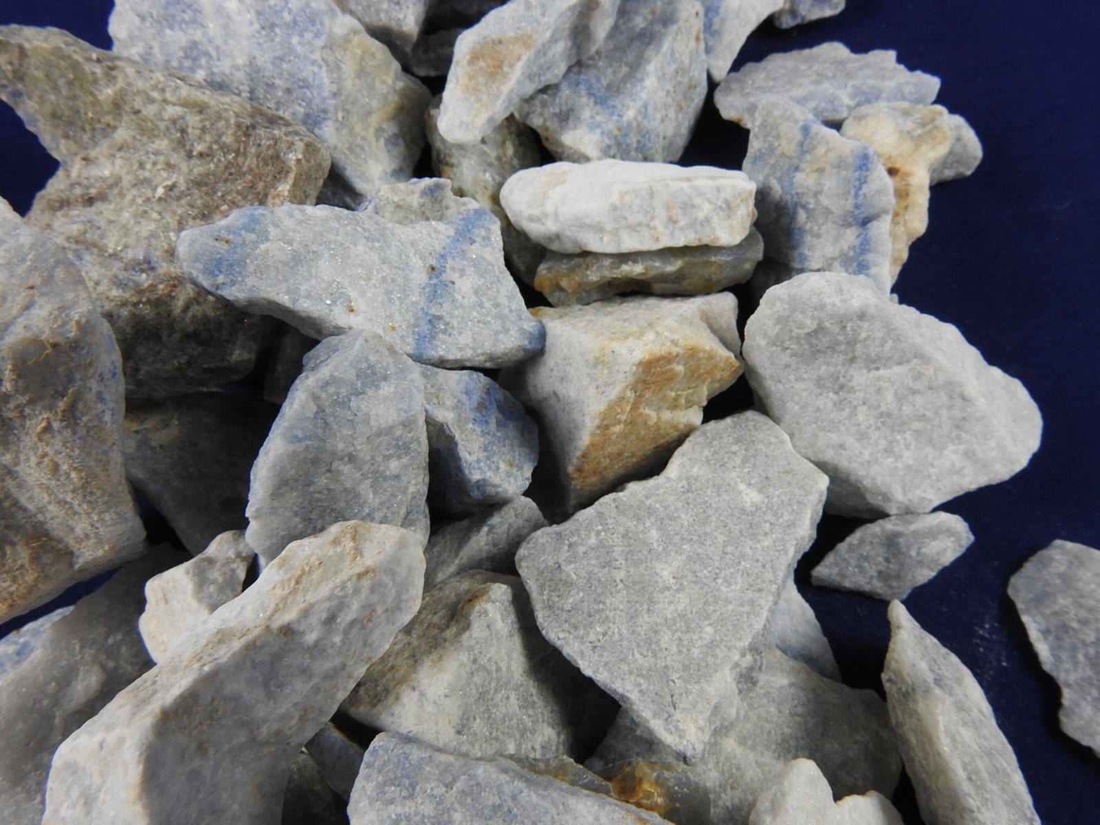 Natural Blue Quartz Rough Bulk - Raw Healing Crystals for Jewelry Making, Meditation & Home Decor (1lb) | Perfect for Energy Healing, Crafts & Crystal Collections