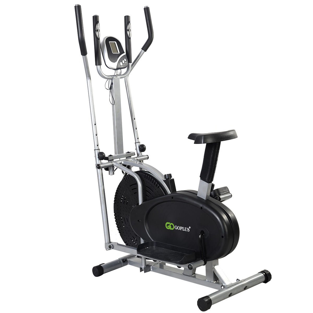 2-in-1 Elliptical Exercise Bike for Home Gym - Indoor Cycling & Cardio Workout Machine - Perfect for Small Spaces & Apartment Fitness