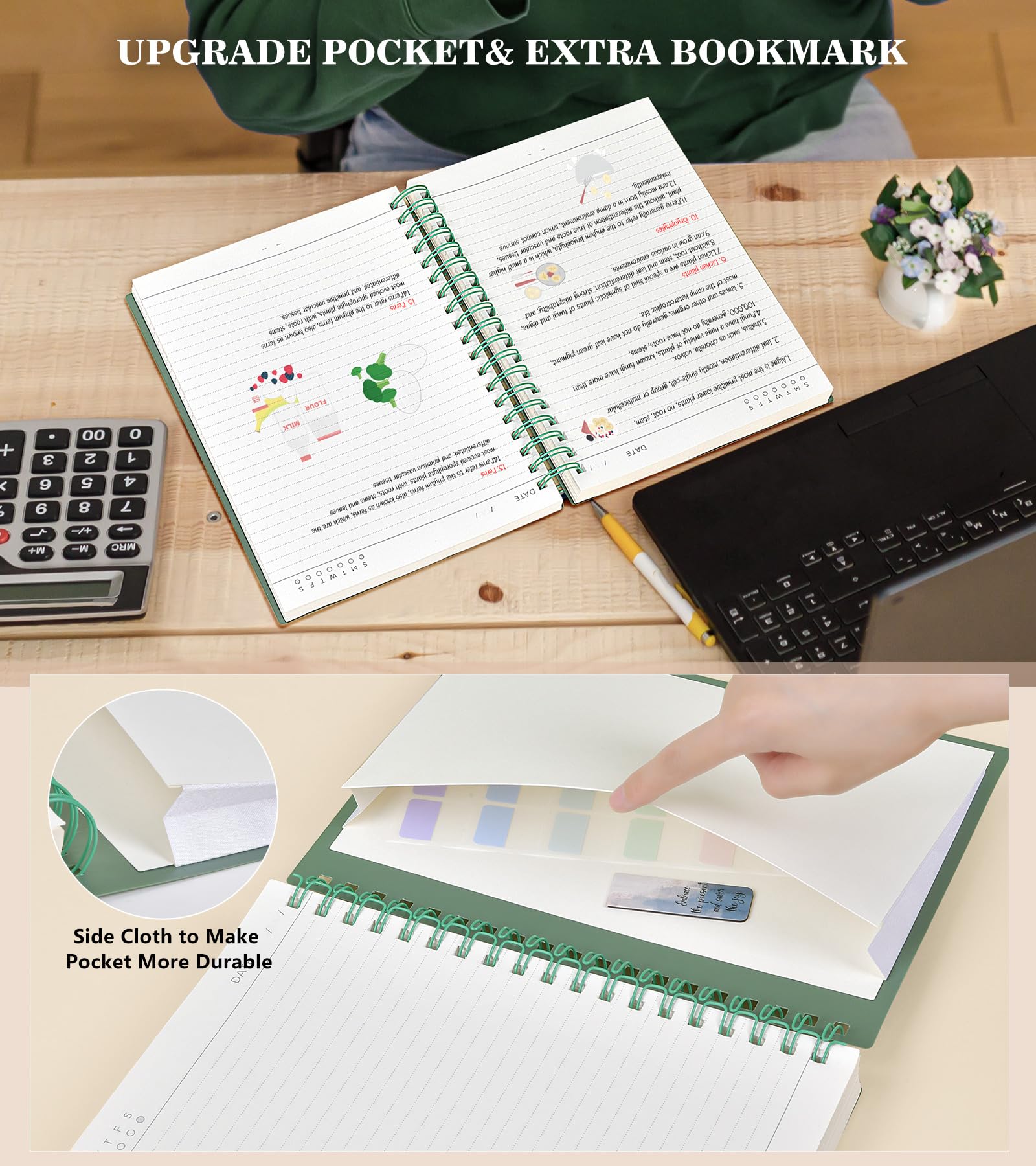 Premium Spiral Notebook Journal - 8.5