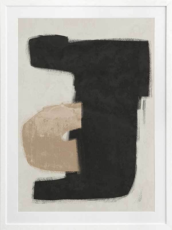 Elegant Black Framed Art Print - Modern Wall Decor for Living Room, Bedroom & Office | Perfect for Home & Office Decor