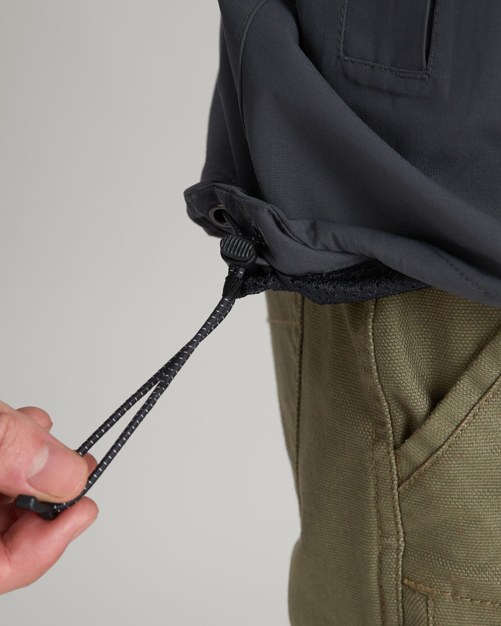 Men's Andulo 2-Layer Waterproof Rain Jacket for Outdoor Activities - Night Black | Hiking, Camping & Commuting Protection