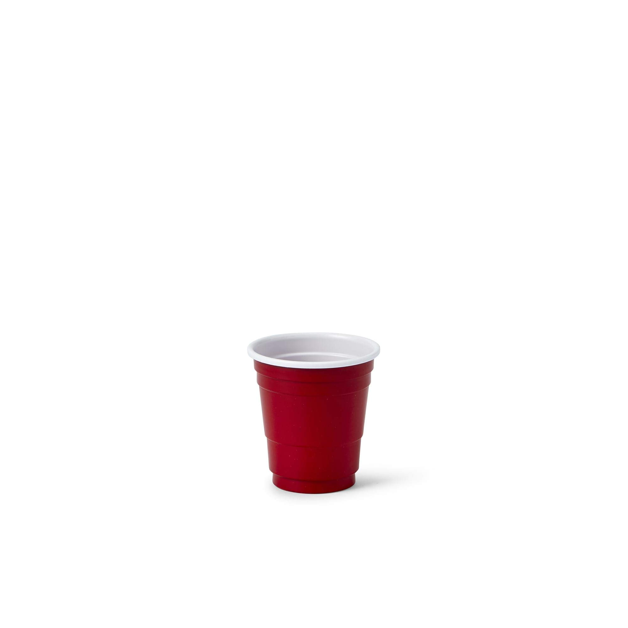 20 Pack 1.5 oz Acrylic Shot Glasses - Red Plastic Party Cups for Drinking, Tasting & Sampling - Disposable Beverage Ware for Birthday Parties, Weddings, Poolside Events & Games - Perfect for Cocktails, Beer, Liquor & Wine Tasting