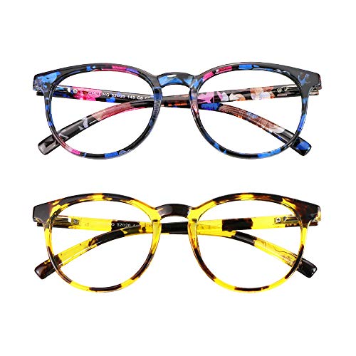 Chilling 2 Pairs Pink Floral+tortoise