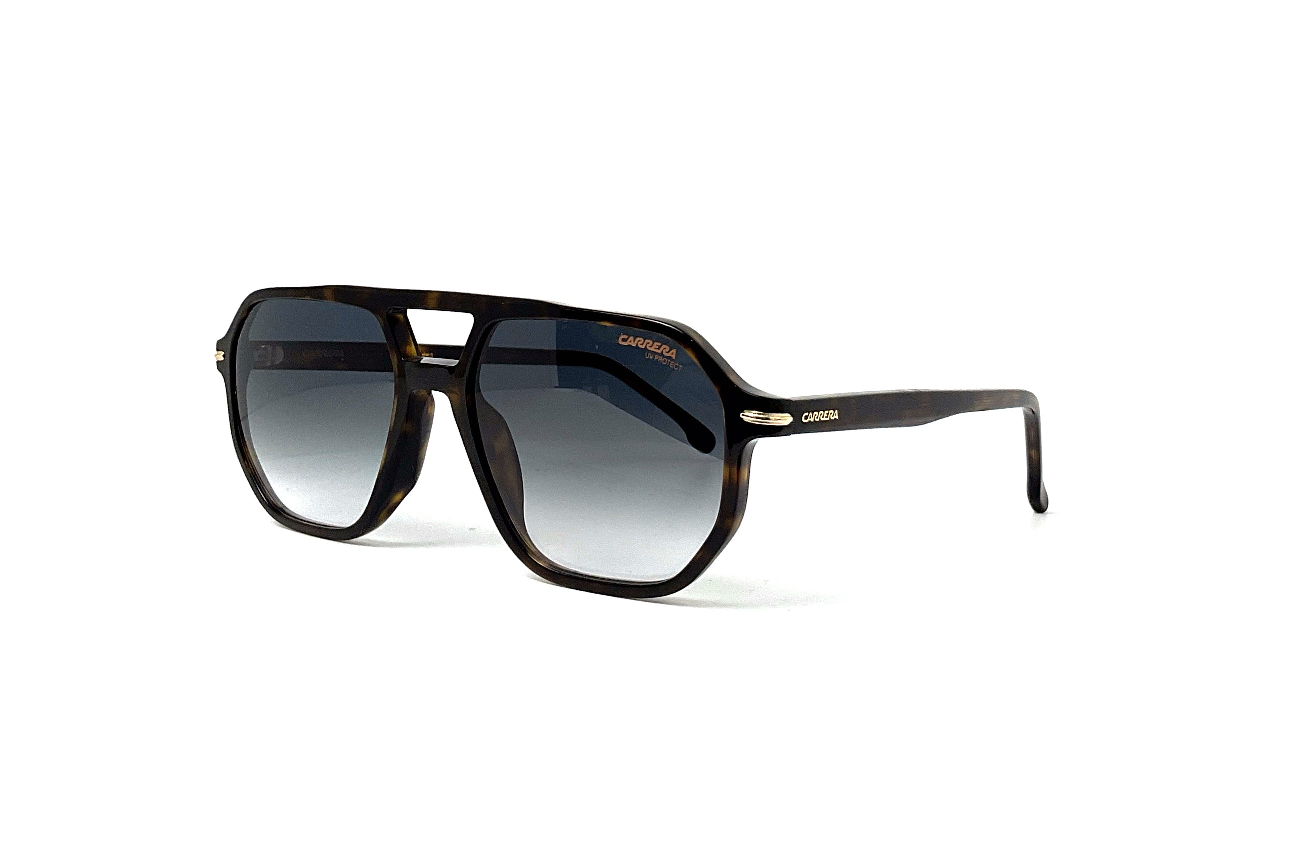 Carrera 341/S Black Gold Sunglasses - Polarized UV Protection for Men & Women - Perfect for Driving, Running, and Outdoor Activities