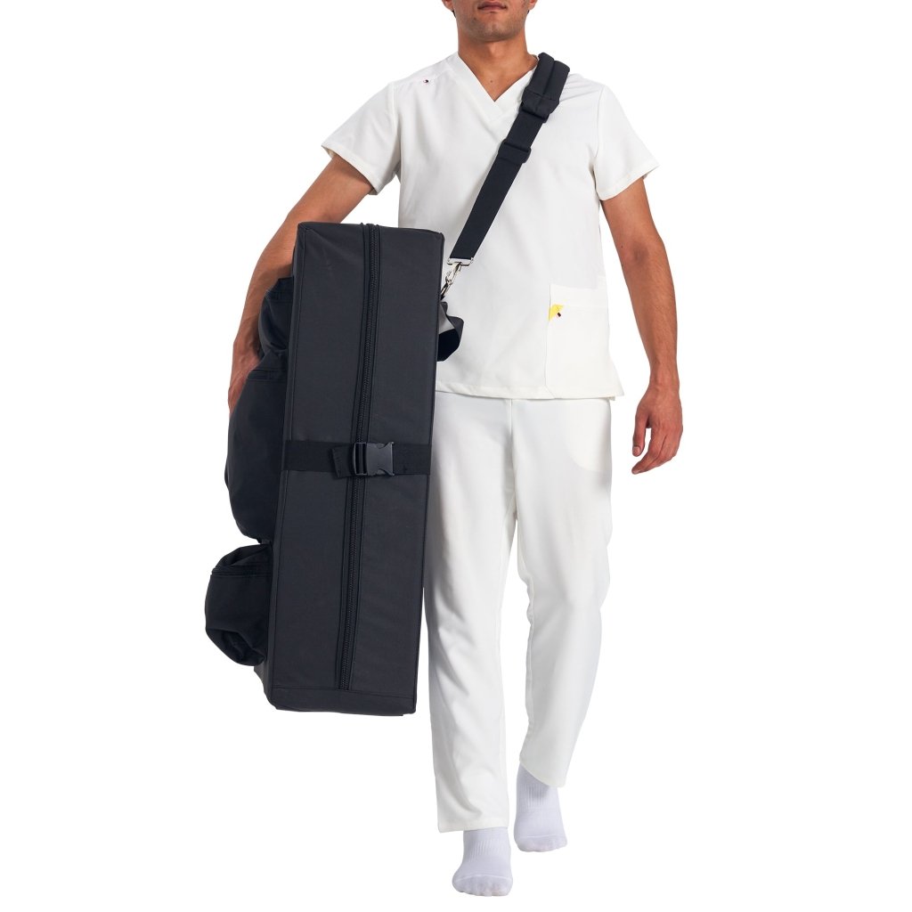 Universal Portable Massage Table Carry Case with 5 Pockets - Fits All Brands & Sizes - Oversized Black Carrying Bag for Foldable Massage Beds - Perfect for Therapists, Spas & Home Use