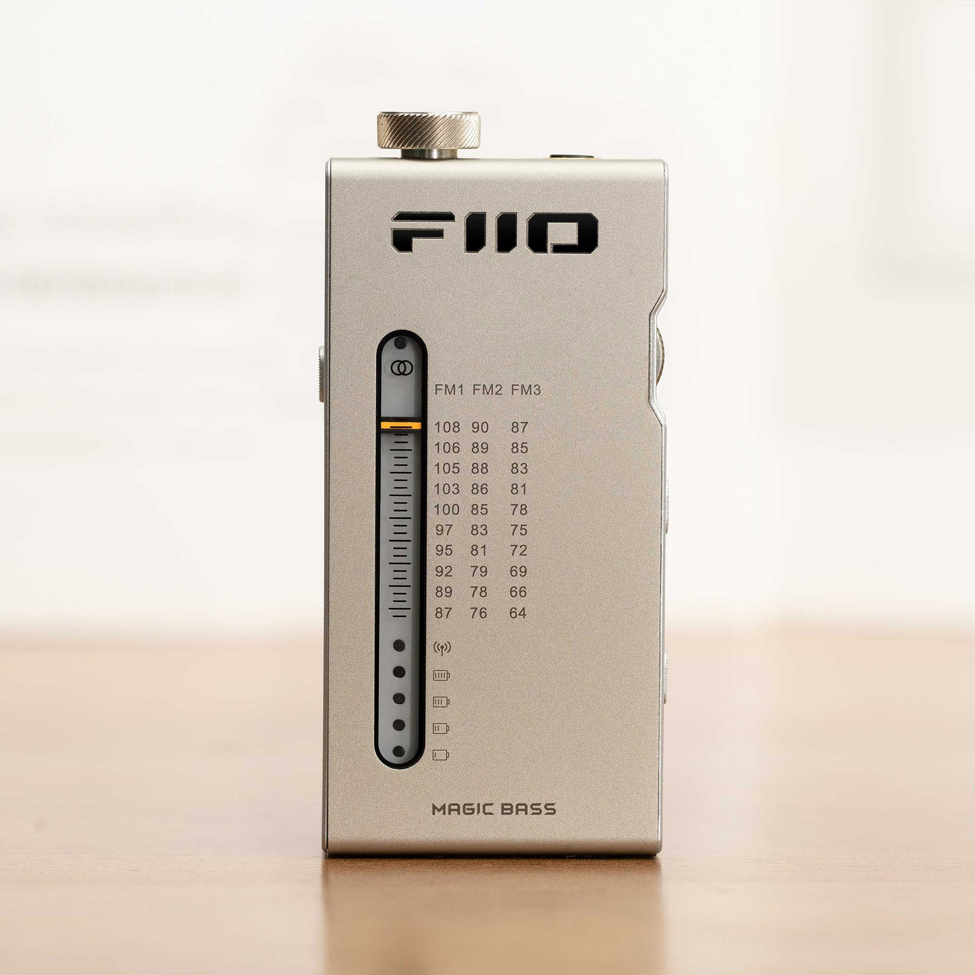 FiiO RR11 Portable AM/FM Radio with Bluetooth, Rechargeable Battery, LCD Display - Perfect for Travel, Camping, and Emergency Use