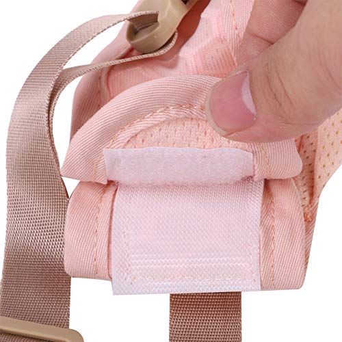 Meiyya Adjustable Baby Walking Harness - Breathable Toddler Safety Belt with Comfortable Design for Outdoor Walks & Park Adventures (Pink) - Perfect for Learning to Walk, Shopping Trips & Traveling with Active Toddlers
