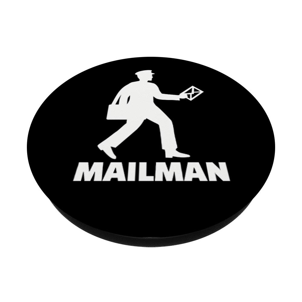 Mailman PopSockets PopGrip: Interchangeable Phone Grip & Stand for iPhone, Samsung & Tablets - Perfect for Selfies, Video Calls & Secure Holding