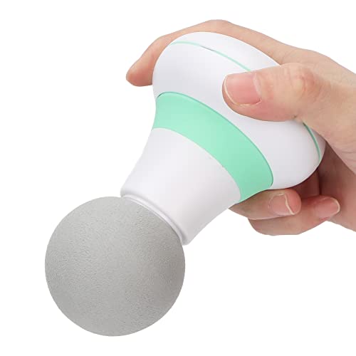 ANGGREK Cordless Electric Massager - 6 Speed Mini Massage Stick for Muscle Relaxation & Pain Relief - Portable Handheld Massager (White) - Perfect for Home, Office & Travel Use
