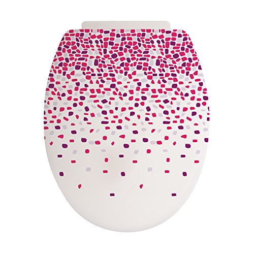 Pink WC Seat - Unique Size Toilet Seat for Comfort & Style - Perfect for Bathroom Upgrades & Home Decor