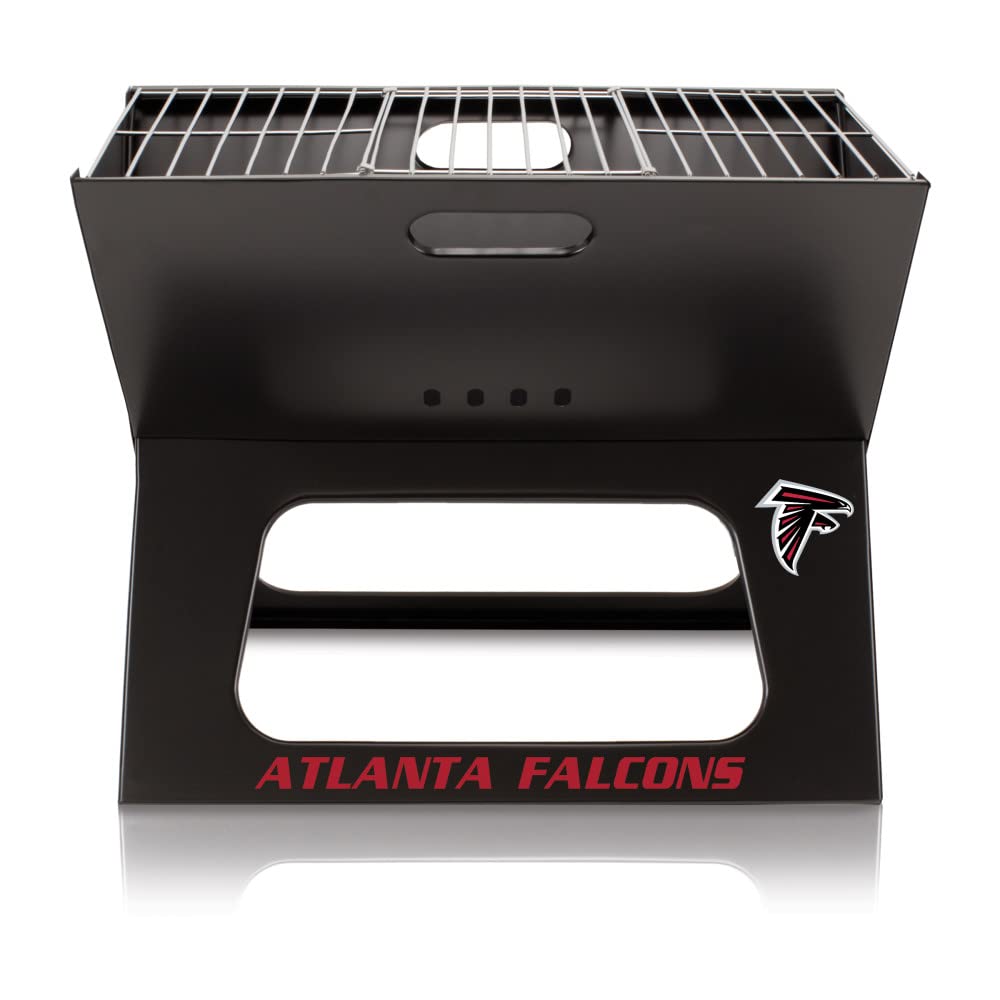 NFL X-Grill Portable Charcoal Grill for Camping, Tailgating, Picnics & Outdoor BBQs – Compact & Lightweight for Easy Transport