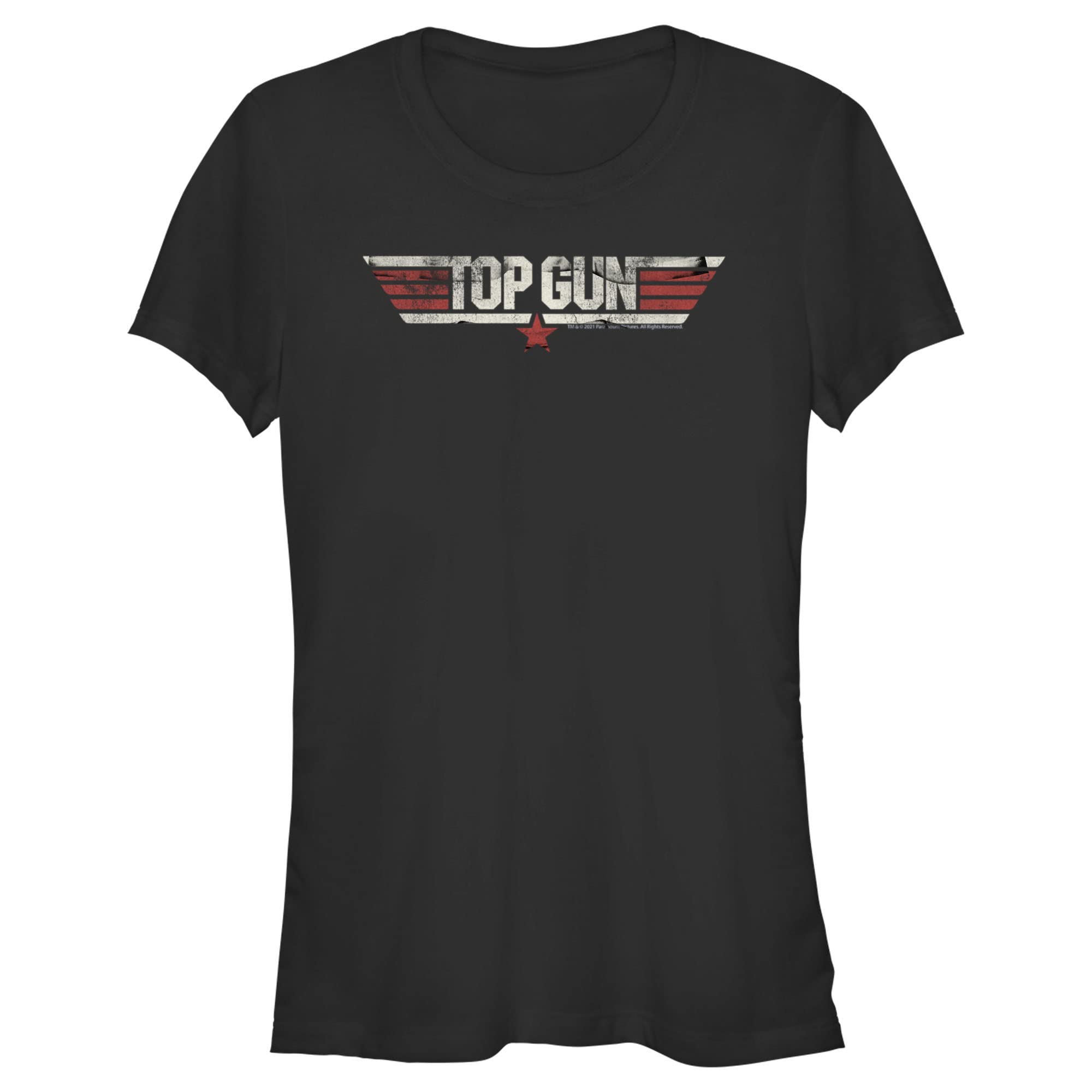 Top Gun Distressed Movie Logo T-Shirt for Men - Vintage Maverick Graphic Tee - Casual Wear & Movie Fan Gift