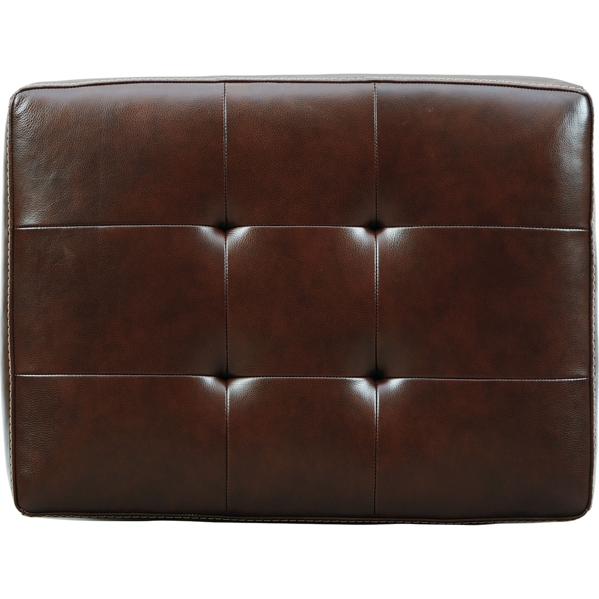 Altonbury Walnut Storage Ottoman Bench - Stylish Footrest & Extra Seating for Living Room, Bedroom, or Entryway