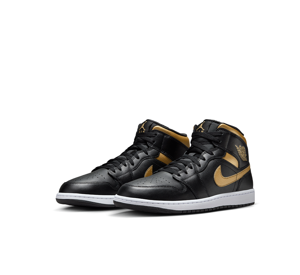 Air Jordan 1 Mid Basketball Shoes for Men - Retro Style Sneakers with Cushioned Comfort - Perfect for Streetwear, Casual Wear & Basketball Games