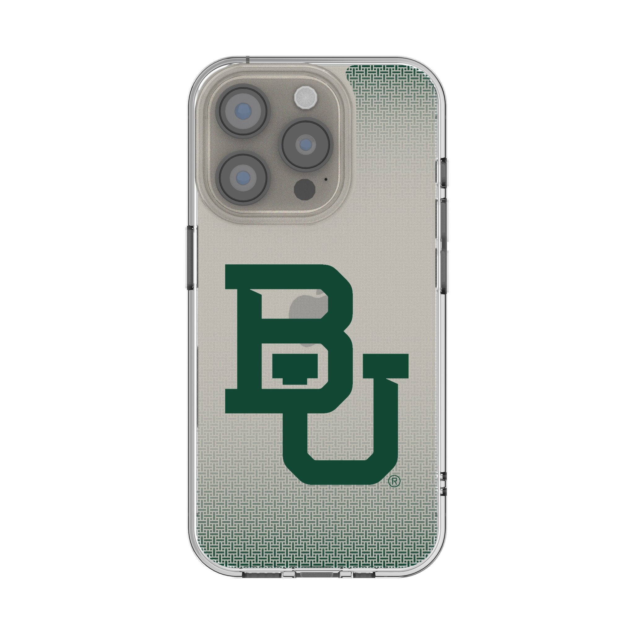 Baylor University Bears Clear Linen Phone Case for Apple iPhone - Perfect for School Spirit & Everyday Protection