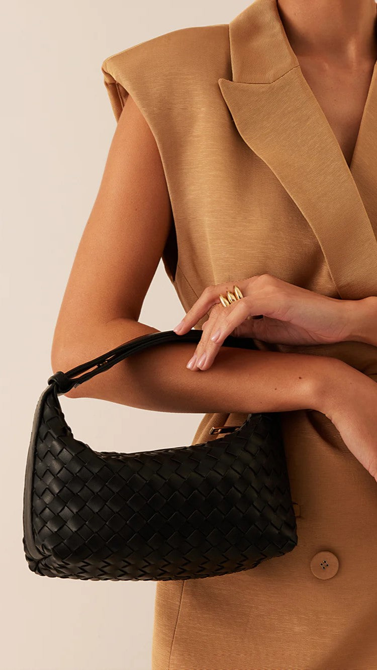 Isabelle Handle Bag - Stylish Black Leather Handbag for Women | Perfect for Work, Travel & Everyday Use