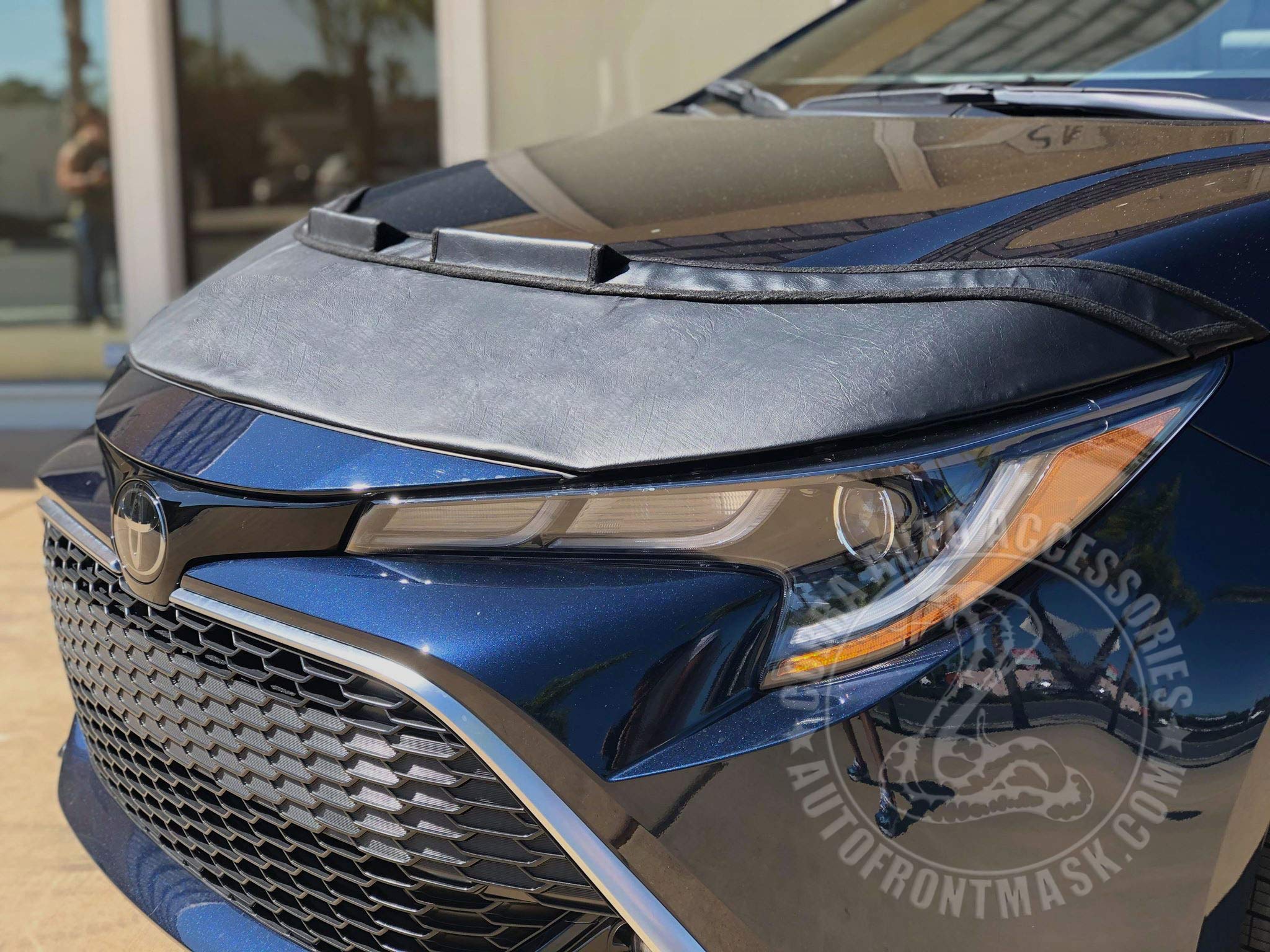 Premium Car Hood Bra Mask Protector for Toyota Corolla Hatchback & Sedan (2019-2025) - Durable Front End Cover for Road Trip Protection & Paint Preservation