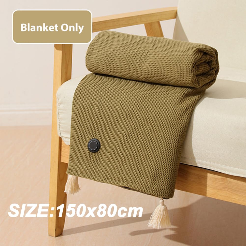 Portable USB Heated Blanket Shawl - 58