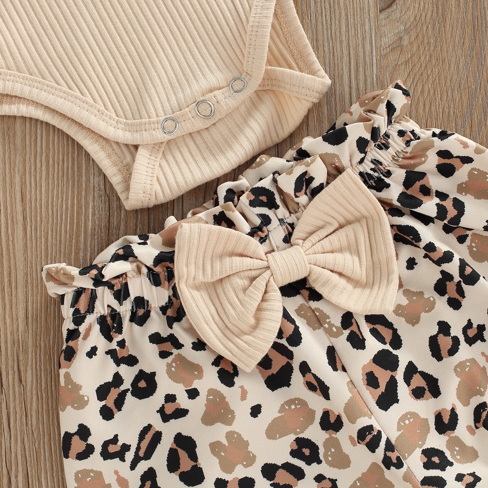 Adorable Baby Girl Summer Outfits - Ruffled Sleeve Romper & Ribbed Bodysuit with Shorts Set | Cute Toddler Clothes for Playdates, Beach Trips & Family Photos