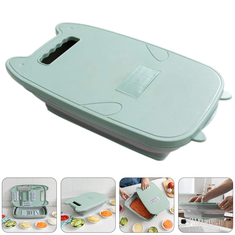 Hemoton 5-in-1 Multi-Functional Vegetable Spiralizer, Grater, Peeler & Slicer Set - Handheld Kitchen Gadget for Fruits & Veggies with Non-Slip Rubber Grip - Perfect for Salads, Zoodles & Healthy Meal Prep