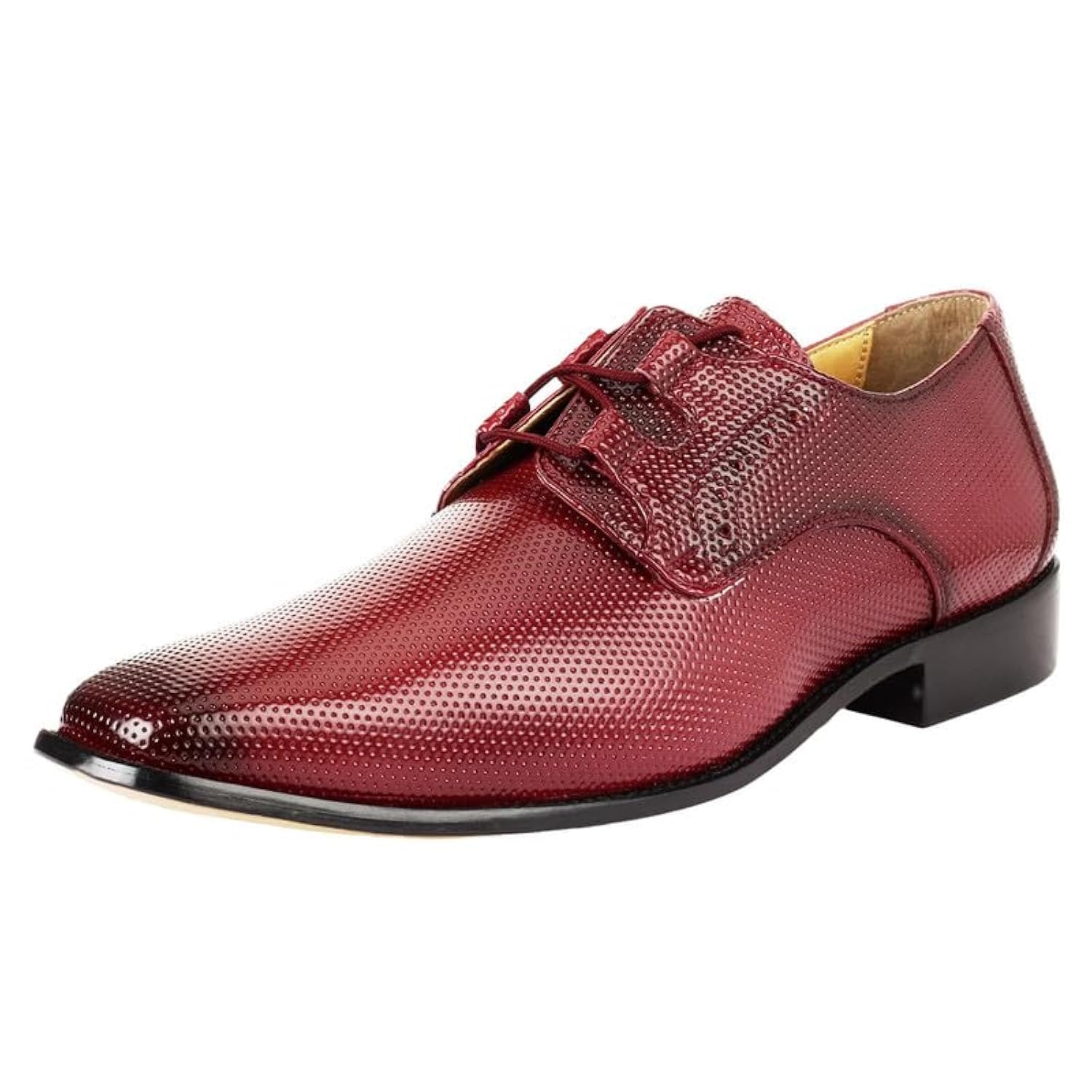 **LibertyZeno Men's Formal Dress Shoes - Plain & Animal Print Leather Lace-Up Oxfords for Business, Wedding & Easter Gifts**