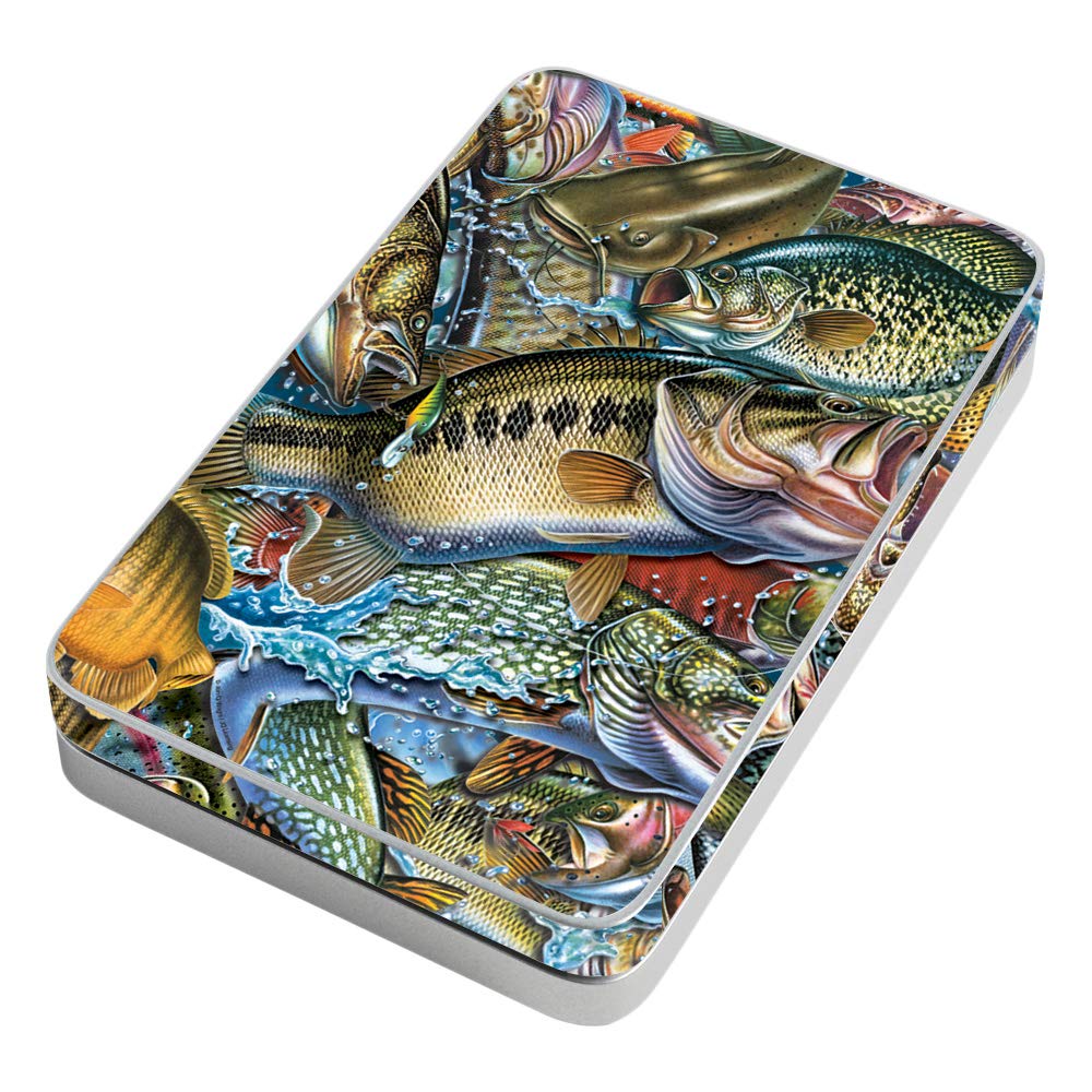 MightySkins Vinyl Skin Wrap for Lifeprint 3x4.5 Hyperphoto Printer - Action Fish Puzzle Design | Protective, Durable, Custom Cover | Easy to Apply & Remove | Made in USA | Perfect for Travel, Parties & Photo Printing Enthusiasts