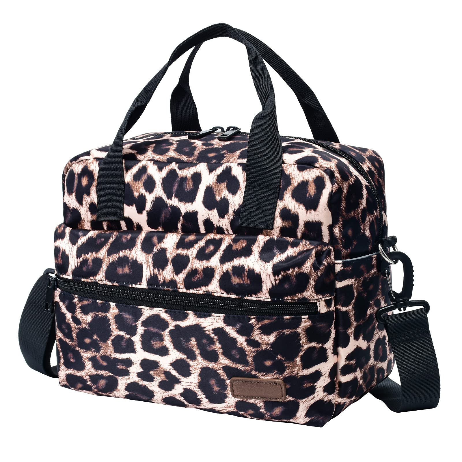 Insulated Lunch Tote Bag for Women & Men - Leopard Print Cooler Lunch Box for Work, Beach, Picnic & Outdoor Activities | Perfect for Office, School, Camping & Travel