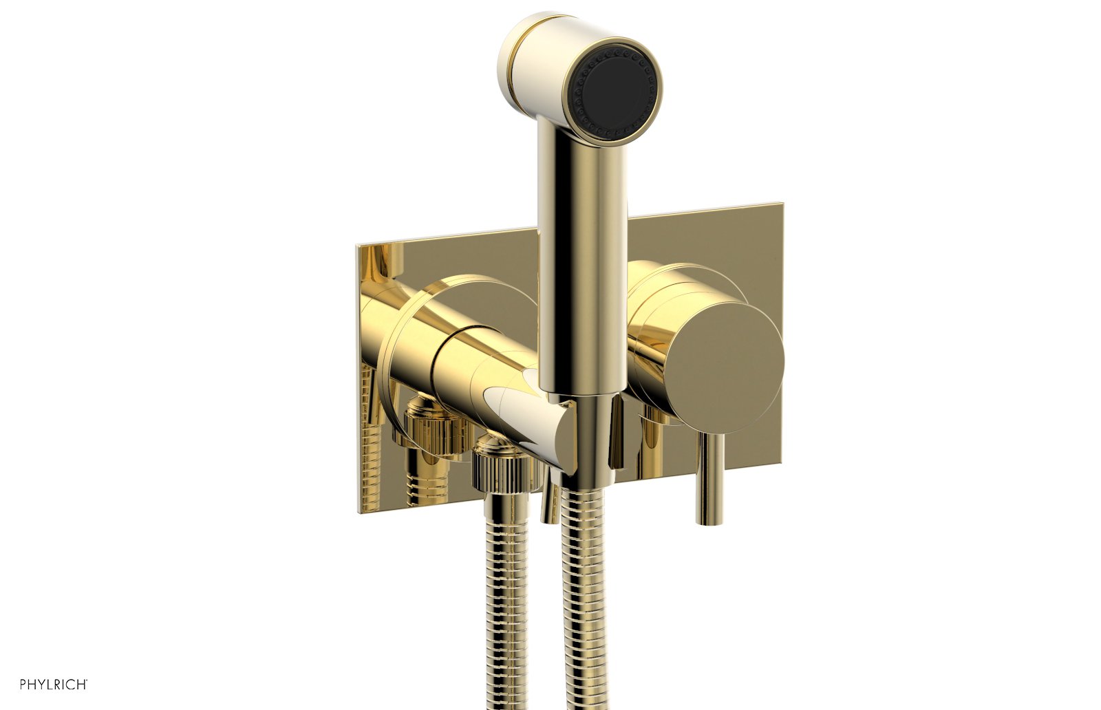 BASIC II Wall Mounted Bidet Lever Handle - Chrome Plated Brass Construction - 230 68 - Perfect for Modern Bathrooms & Toilet Upgrades